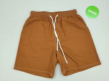 spodnie woskowane bezowe: Szorty dla mężczyzn, S — 2