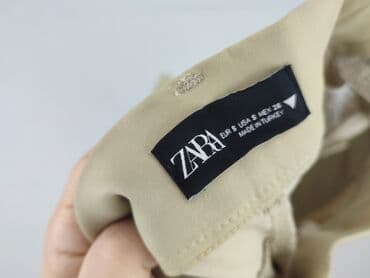 spodnie zara z paskiem: Zara, Spodnie materiałowe damskie, rozmiar S — 4