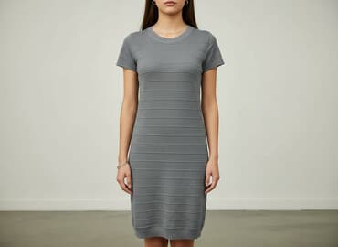 szare sukienki: Sukienka damska, rozmiar S — 6