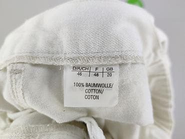 jeans drill: Spodnie materiałowe damskie, rozmiar XL — 4