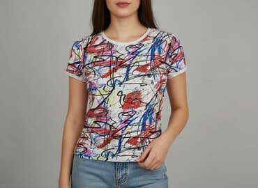 reserved t shirty damskie wyprzedaż: T-shirt damski, rozmiar S — 1