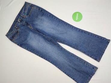 spodnie z wysokim stanem dla niskich: Jeansy damskie, L — 2