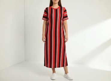 czerwona sukienki maxi: Sukienka damska, rozmiar S — 1