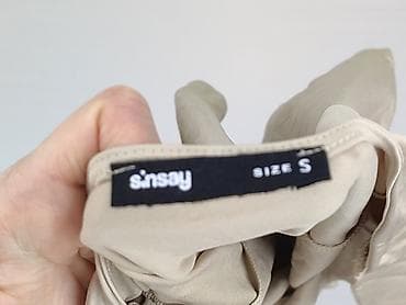 białe bluzki basic: Sinsay, Bluzka damska, rozmiar S — 4
