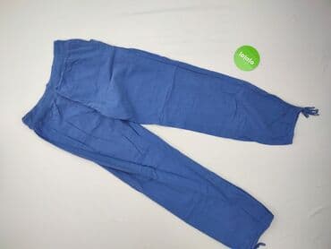Women: Material trousers for women, size XL (EU 42) — 3