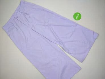 krótkie spodenki z szerokimi nogawkami: Spodnie materiałowe damskie, rozmiar 2XL — 2