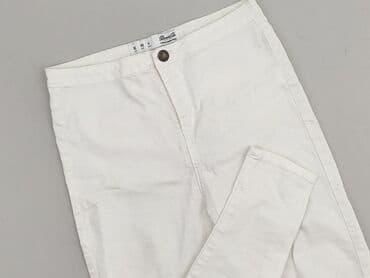 biale szerokie jeansy: Denim Co, Jeansy damskie, rozmiar M — 1