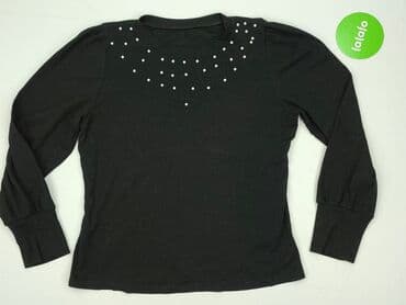 bluzki z bufiastymi rękawami czarne: Bluzka damska, rozmiar XL — 3