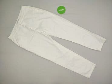 Women: Reserved, Material trousers for women, size 2XL (EU 44) — 2