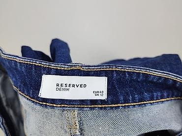 dzwony reserved: Denim, Jeansy damskie, rozmiar L — 5