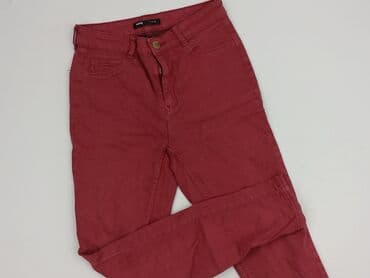 jeansy bordowe damskie: Sinsay, Jeansy damskie, rozmiar S — 1