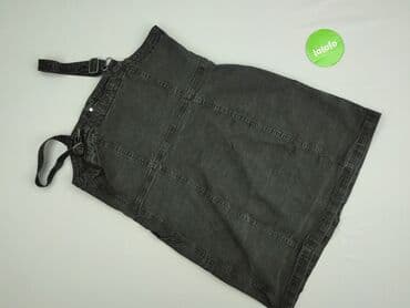 sukienka ogrodniczka czarna: Sukienka damska, rozmiar S — 3