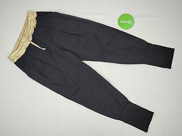 czarne cargo pull and bear: Italy Moda, Sweatpants for women, size M — 2