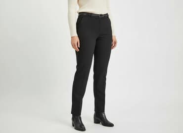 spodnie duże rozmiary damskie: Spodnie materiałowe damskie, rozmiar XL — 7