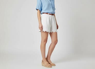 krótkie spodenki z koronką: Szorty damskie, rozmiar S — 1