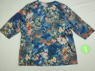 eleganckie bluzki w kwiaty: Bluzka damska, rozmiar 2XL — 3