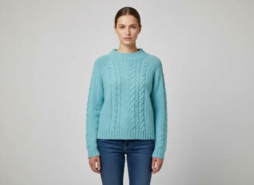 kurtki zimowe damskie c a: Sweter damski, rozmiar L — 5