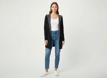 pull and bear kurtki zimowe: PULL&BEAR, Kardigan damski, rozmiar L — 6