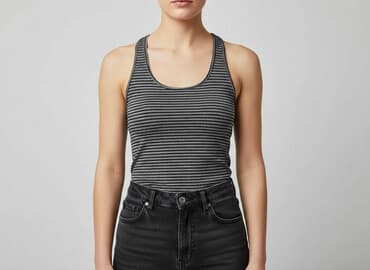 numer o spodenkach krótkich: T-shirt damski, rozmiar S — 5