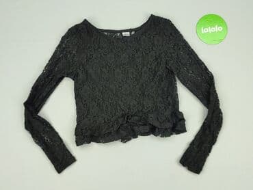 bluzka z aplikacją h: H&M Divided, Top damski, XS — 2