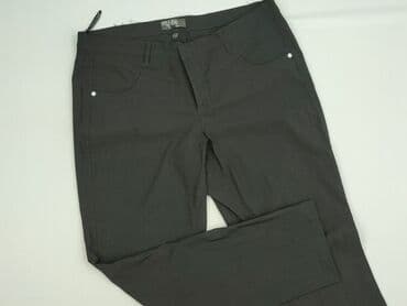 czarne spodnie materiałowe: Bpc bonprix collection, Spodnie materiałowe damskie, rozmiar 3XL — 1