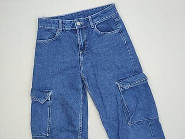 cargo pants jeans: Spodnie cargo damskie, rozmiar S — 1