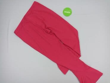różowe spodnie dresowe: Legginsy Eleganckie damskie, rozmiar M — 3