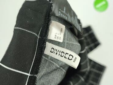 czarne spódnice hm: H&M Divided, Spodnie materiałowe damskie, rozmiar L — 4