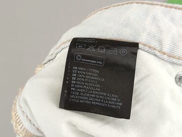 krótkie spodenki z wysokim stanem jeansowe: H&M Divided, Szorty damskie, rozmiar XS — 6