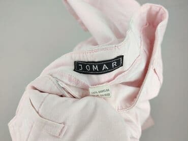 jaka bluzka do różowych spodni: Material trousers for women, size L — 5