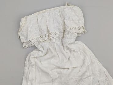 boho biała sukienka: Sukienka damska, rozmiar S — 2