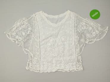 białe bluzki boho: Bluzka damska, rozmiar M — 2