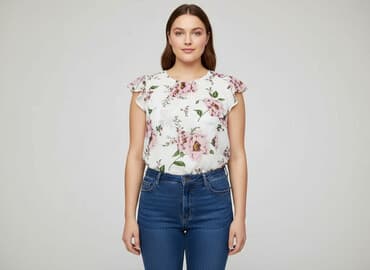 dluga biala koszula: Shein, Bluzka damska, rozmiar 2XL — 6