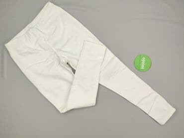 white jeans: Leggings, Legginsy rozmiar M — 2