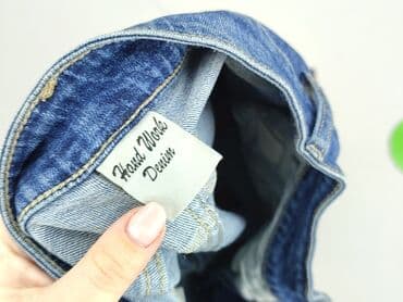 długie spodnie damskie dla wysokich: Denim, Jeansy damskie, rozmiar L — 4