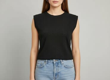 koszulka z rekawem do lokcia: Emery Rose, Top damski, rozmiar M — 6