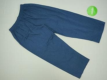 dwuwarstwowe szorty: Spodnie materiałowe damskie, rozmiar L — 3