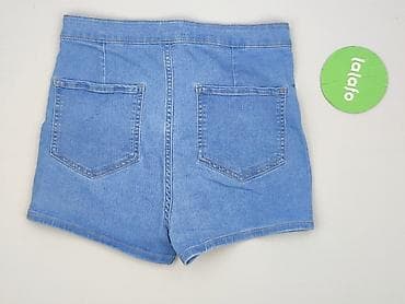 biale trampki ck: Denim, Szorty damskie, rozmiar M — 3