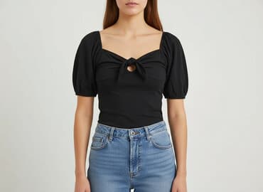 terranova spodnie z wysokim stanem: Terranova, Bluzka damska, rozmiar L — 7