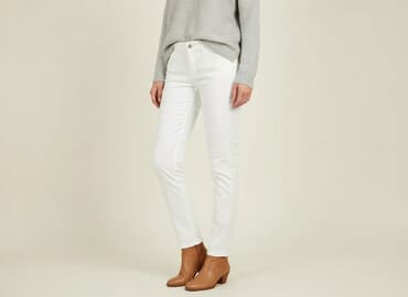 terranova spodnie z wysokim stanem: Terranova, Spodnie materiałowe damskie, rozmiar L — 8