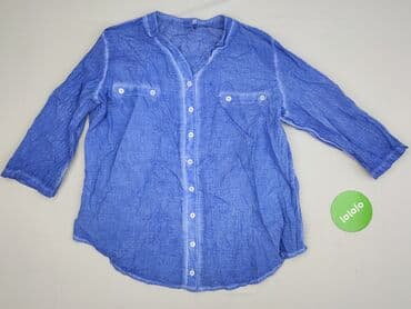 koszula niebieska hm: Koszula damska, rozmiar 3XL — 2