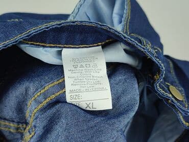 jeansy damskie granatowe: Jeansy damskie, rozmiar XL — 4
