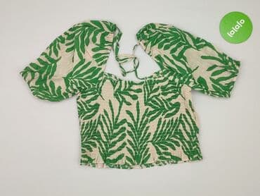 bluzki z krótkim rękawem plus size: H&M, Top damski, rozmiar M — 3