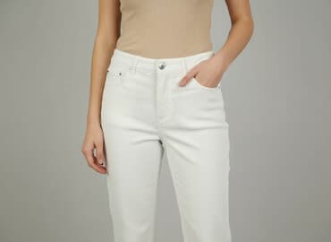 stradivarius spodnie w paski: Amisu, Spodnie materiałowe damskie, XS — 6