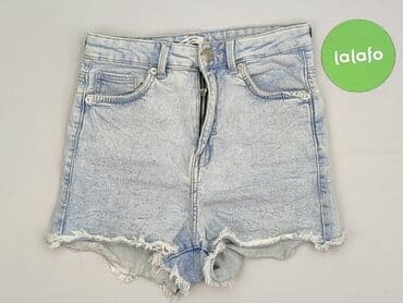 spodenki jeansowe z wysokim stanem pull and bear: Bershka, Szorty damskie, rozmiar M — 2