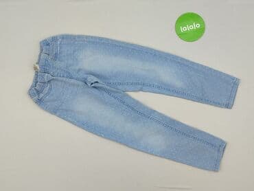 kurtka lakierowana z futerkiem: Spodnie jeansowe, Little kids, 8 lat, 128, stan - Bardzo dobry — 2