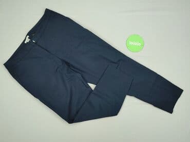 chinosy damskie granatowe: H&M, Spodnie materiałowe damskie, rozmiar S — 2