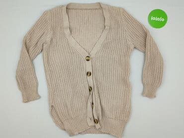 beżowe buty na koturnie ccc: Kardigan damski, M — 2