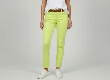 neonowy sweter zara: Zara, Jeansy damskie, rozmiar L — 1