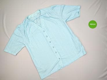 chabrowa bluzki plus size: Bluzka damska, rozmiar 5XL — 2